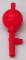 Pipet Pipette Filler Bulb Silicone, Red