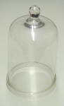 Bell Jar Glass With Knob Top 6 x 10 Inch