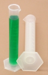 Graduated Cylinder Plastic PP 500 ml Hex Base