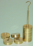 Slotted Weights Set Brass