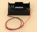 'D' Cell Battery Holder With Wire