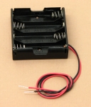 'AA' Four Cell Battery Holder With Wire