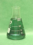 Erlenmeyer Flask Borosilicate Glass 125 ml pk of 12