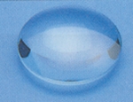 Lens Glass Double Convex 38 mm x 150 mm