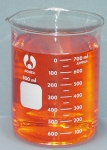 Beaker Borosilicate Glass 800 ml cs of 36
