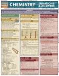 Chemistry Equations & Answers Chart