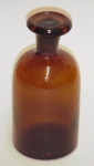 Reagent Bottle Amber Apothecary Jar Glass 125 ml
