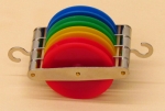 Pulley Plastic Quadruple Parallel 50mm