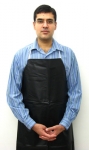 Lab Apron Black 27 x 36 Inch