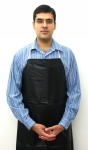 Lab Apron Black 27 x 42 Inch