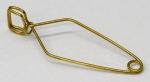 Test Tube Clamp Steel Brass Plated