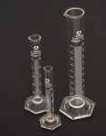 Graduated Cylinders Glass Hex Base 100ml