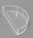 Acrylic Refraction Cell Semi-Circular