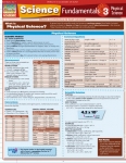 Science Fundamentals #3, Physical Science Chart