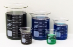 Beaker Borosilicate Glass Lab Zap Set of 5