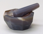 Mortar and Pestle Agate 125mm