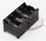 'D' Cell Eight Battery Holder With Wire