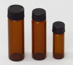 Amber Glass Vials 1 Dram