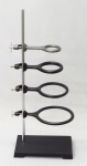 Support Stand 6 x 9 Inch Base with Support Rings 2, 3, 4 & 5 Inch