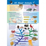 All About Animals Poster, Laminated