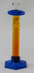 2-Part Graduated Cylinder Borosilicate Glass with Plastic Guard & Base Lab Zap 10mL