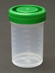 Plastic Beaker with Screw Cap 90mL