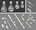 Standard Organic Chemistry Glassware Kit - 16 Piece Set