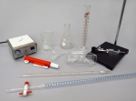 Titration Set 50 mL PTFE Stopcock Buret with Magnetic Stirrer