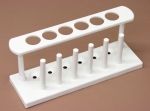 PE Test Tube Rack for 6 Tubes x 25mm