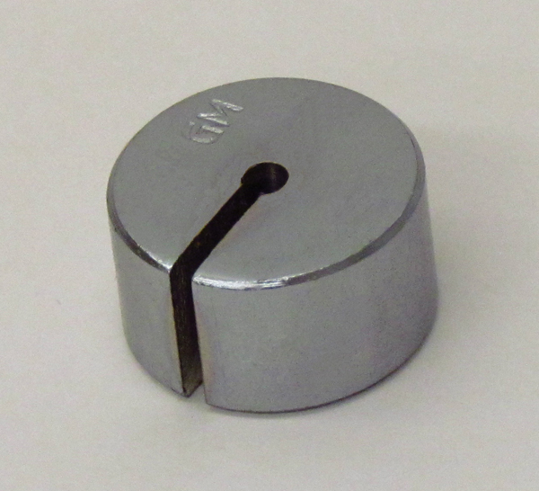 75-60 Slotted Weight Weights 1000 Gram Steel Nickel Plated