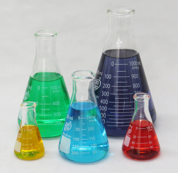 Erlenmeyer Flask LabZap Set of 5