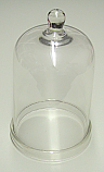 Bell Jar Glass With Knob Top 6 x 8 Inch