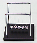 Newton's Cradle or Collision Balls Apparatus Small