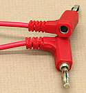 Banana Plug Lead Stackable Red pk of 10