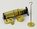 Slotted Weight Set of 14 Brass with Stand and Hanger