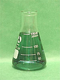 Erlenmeyer Flask Borosilicate Glass 125 ml pk of 12