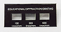 Educational Diffraction Grating