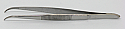 Forceps Dissecting Curved Medium Points 4.5 Inch