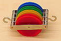 Pulley Plastic Quadruple Parallel 50mm