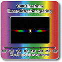 Diffraction Grating Slides-Linear 1000 Line/mm
