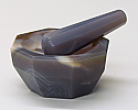 Mortar and Pestle Agate 50mm