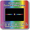 Diffraction Grating Slides-Linear 500 Line/mm
