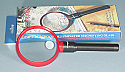 Magnifier Illuminated 2 Inch Dual Mag. 2.5x & 5x