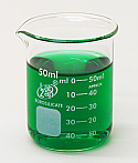 Beaker Borosilicate Glass Lab Zap 50 ml Case of 192