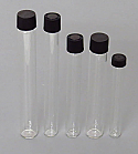 Test Tubes Flat Bottom Borosilicate Glass 13x100mm Screw Cap