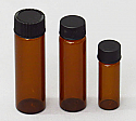 Amber Glass Vials 3 Dram