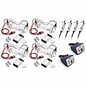 Electrophoresis Four Stations for 32 Students (Large Trays)