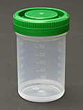 Plastic Beaker with Screw Cap 90mL