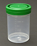 Plastic Beaker with Screw Cap 120mL