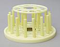 Circular Test Tube Rack 16 Pegs, 12 Holes 